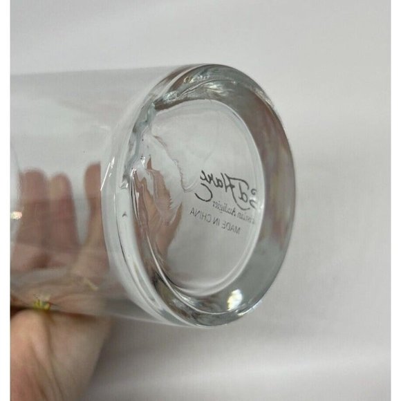 Ed Hardy Glass Cup Lightning Bolt Skull Japan Christian Audigier Flower Baller - Picture 10 of 12